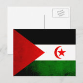Modern Edgy Sahrawi Flag Briefkaart (Voorkant / Achterkant)