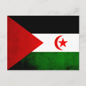 Modern Edgy Sahrawi Flag Briefkaart (Voorkant)