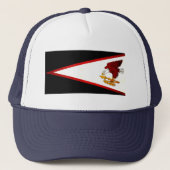 Modern Edgy Samoan Flag Trucker Pet (Voorkant)