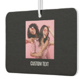 Modern Editable Black Minimal Text Design Template Luchtverfrisser (Links)