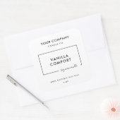 Modern Editable Candle Label Template (Envelop)