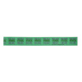 MODERN EDITABLE EMERALD GREEN IMAGE TEXT TEMPLATE SATIJNEN LINT (Voorkant)