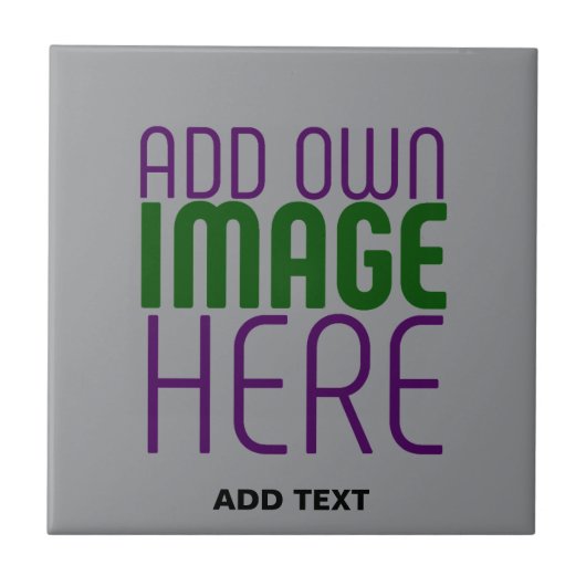  MODERN EDITABLE SIMPLE ASH IMAGE TEXT TEMPLATE TEGELTJE (Voorkant)