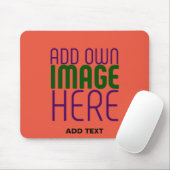 MODERN EDITABLE TOMATO RED IMAGE TEXT TEMPLATE MUISMAT (Met muis)