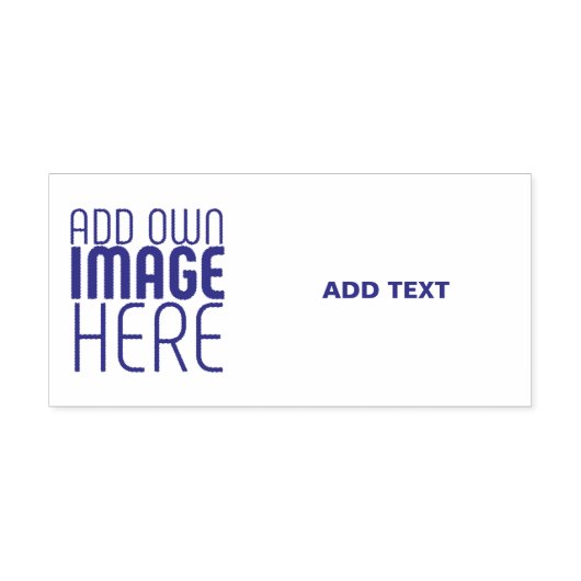 MODERN EDITABLE WHITE IMAGE TEXT TEMPLATE VIOLET  ZELFINKTENDE STEMPEL (Design)