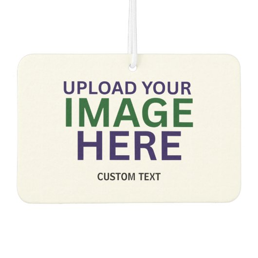 Modern Editable White Minimal Text Design Template Luchtverfrisser (Voorkant)