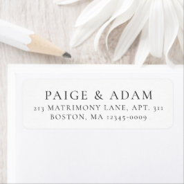 Modern Editorial Wedding Etiket