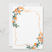 Modern Een beetje schattig baby shower uitnodiging (Achterkant)