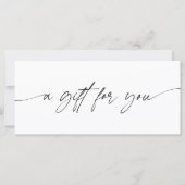 Modern Een Cadeaubon Voor Jou Voeg Je Bedrag Toe  (Voorkant)