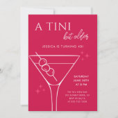 Modern Een Tini Beetje Ouder Rood 40e Verjaardagsf Kaart (Voorkant)