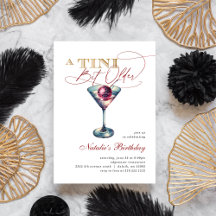 Modern Een Tini Bit Ouder Martini Kers Verjaardag