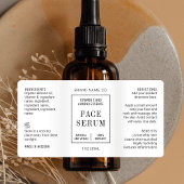 Modern Eenvoudig 1 OZ 30ML druppelfleslabel Etiket