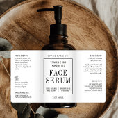 Modern Eenvoudig 2 OZ Kosmetische Druppelflesetike Etiket