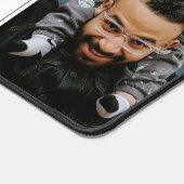 Modern eenvoudig 4 foto beste papa ooit bureaumat (Hoek)