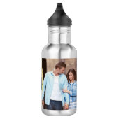 Modern Eenvoudig 4 foto collage Je bent de beste Waterfles (Rechts)