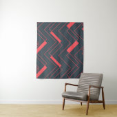 Modern, eenvoudig, abstract, levendig, trendpatroo wandkleed (In situ)