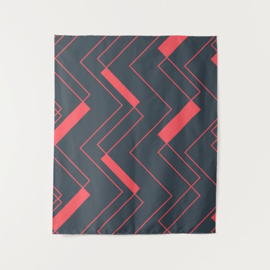 Modern, eenvoudig, abstract, levendig, trendpatroo wandkleed (Voorkant)