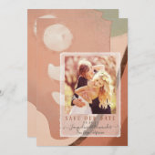 Modern Eenvoudig Abstract Neutraal Aardetinten Ged Kaart (Voorkant / Achterkant)