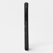 *~* Modern Eenvoudig Abstracte Amerikaanse Vlag Case-Mate iPhone Case (Achterkant/links)