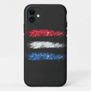 *~* Modern Eenvoudig Abstracte Amerikaanse Vlag Case-Mate iPhone Case