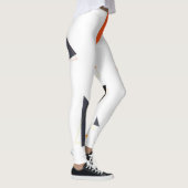 Modern, eenvoudig, afspeelbaar geometrisch patroon leggings (Rechts)