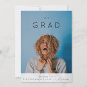 Modern eenvoudig AFSTUDEERDER | Universiteit van C Aankondiging (Voorkant)