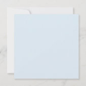 Modern eenvoudig Baby shower Kaart (Achterkant)