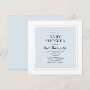Modern eenvoudig Baby shower Kaart