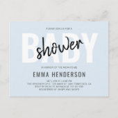 Modern eenvoudig Baby shower Uitnodiging Briefkaart (Voorkant)