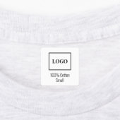 Modern Eenvoudig Bedrijf toevoegen Logo Mode Kledi Labels (Aangebracht)