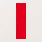 Modern Eenvoudig Blauw Rood Grijs Minimalistisch V Visitekaartje (Binnenkant ongevouwen)