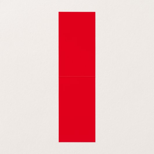 Modern Eenvoudig Blauw Rood Grijs Minimalistisch V Visitekaartje (Binnenkant ongevouwen)