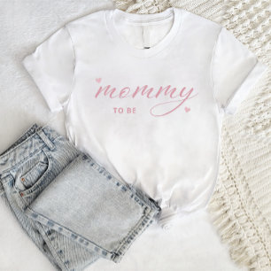 Modern eenvoudig Boho Baby shower mama om te zijn T-shirt