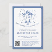 Modern Eenvoudig Camping Bachelorette Weekend Kaart (Voorkant)