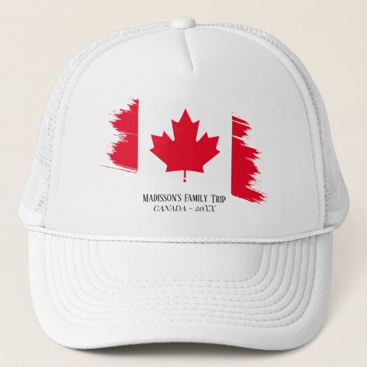 Modern Eenvoudig canada Trucker Pet (Voorkant)