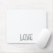 Modern, eenvoudig, chic, Love San Antonio Design C Muismat (Met muis)