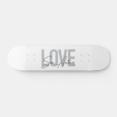 Modern, eenvoudig, chic, Love San Antonio Design C Persoonlijk Skateboard (Horizontaal)