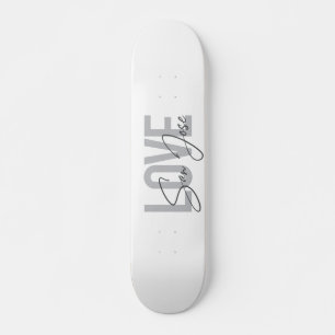 Modern, eenvoudig, chic, Love San Jose Design Cool Persoonlijk Skateboard