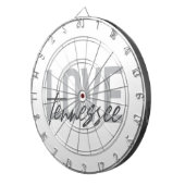Modern, eenvoudig, chic, urban design Love Tenness Dartbord (Voorkant Rechts)