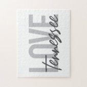 Modern, eenvoudig, chic, urban design Love Tenness Legpuzzel (Verticaal)