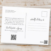 Modern eenvoudig chique vastgoedbedrijf feestdagenkaart