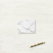 Modern, eenvoudig, cool, abstract golfpatroon post-it® notes (Op bureau)