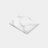 Modern, eenvoudig, cool, abstract golfpatroon post-it® notes (Schuin)
