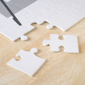 Modern, eenvoudig, cool design Love Forth Worth Legpuzzel (Zijkant)