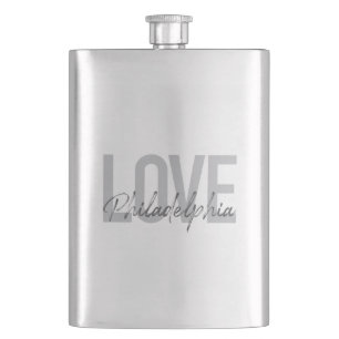 Modern, eenvoudig, cool, design Love Philadelphia Flacon