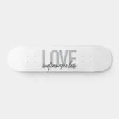 Modern, eenvoudig, cool design of Love Indianapoli Persoonlijk Skateboard (Horizontaal)
