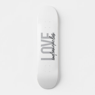 Modern, eenvoudig, cool design of Love Indianapoli Persoonlijk Skateboard