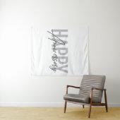 Modern, eenvoudig, cool Jubileum Wandkleed (In Situ (horizontaal))