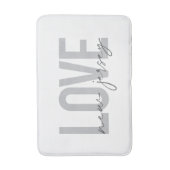 Modern, eenvoudig, cool, strak design Love New Jer Badmat (Voorkant Verticaal)