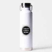Modern Eenvoudig Custom Logo Professional Branding Waterfles (Voorkant)